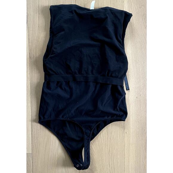 Intimately Free People Square Neck Black Bodysuit Size M/L - Picture 5 of 5